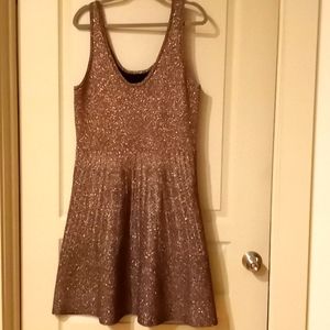 Rose Metellic Dress